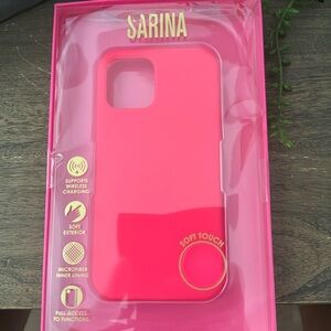New Sarina neon pink iPhone 12/12 pro case